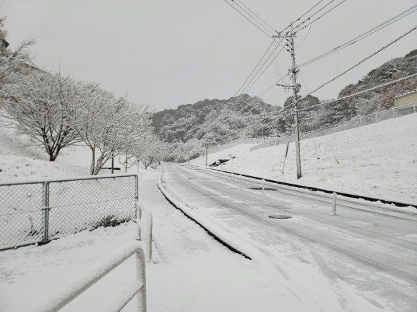 筑紫野市天拝坂の雪